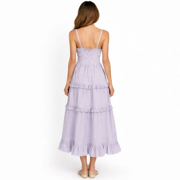 Chelsea & Violet Cottagecore Sundress Size Large Purple * - Picture 2 of 12